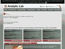 Tablet Screenshot of analytic-lab.com